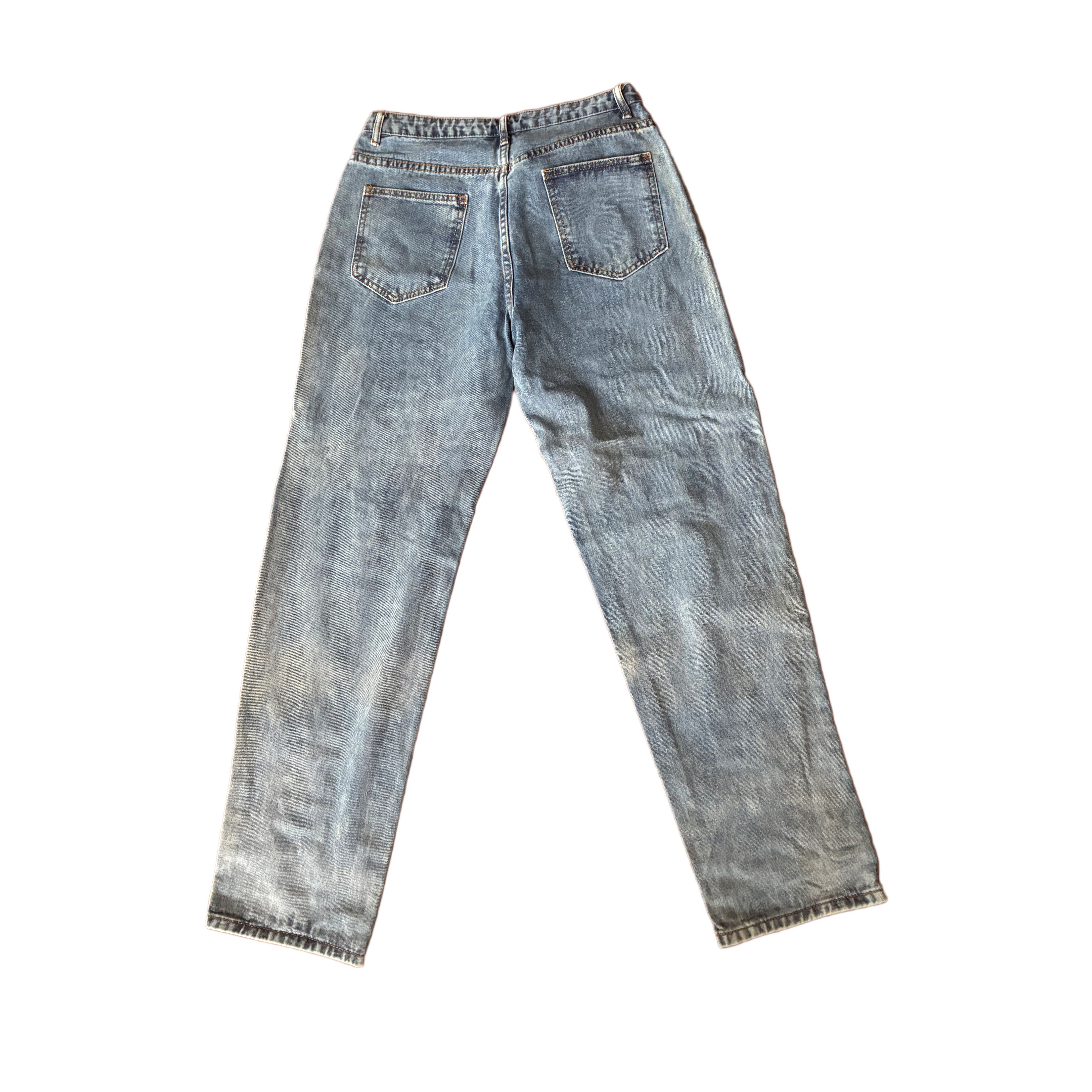 Distressed jeans