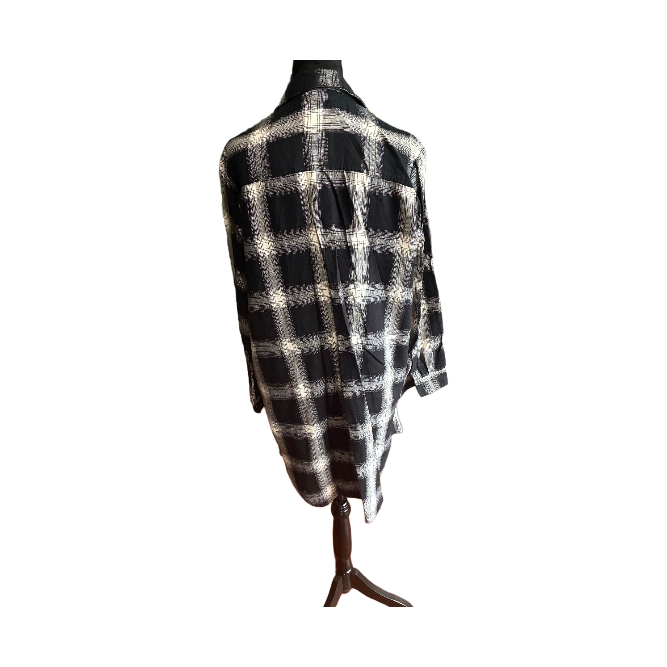 Long sleeve flannel dress