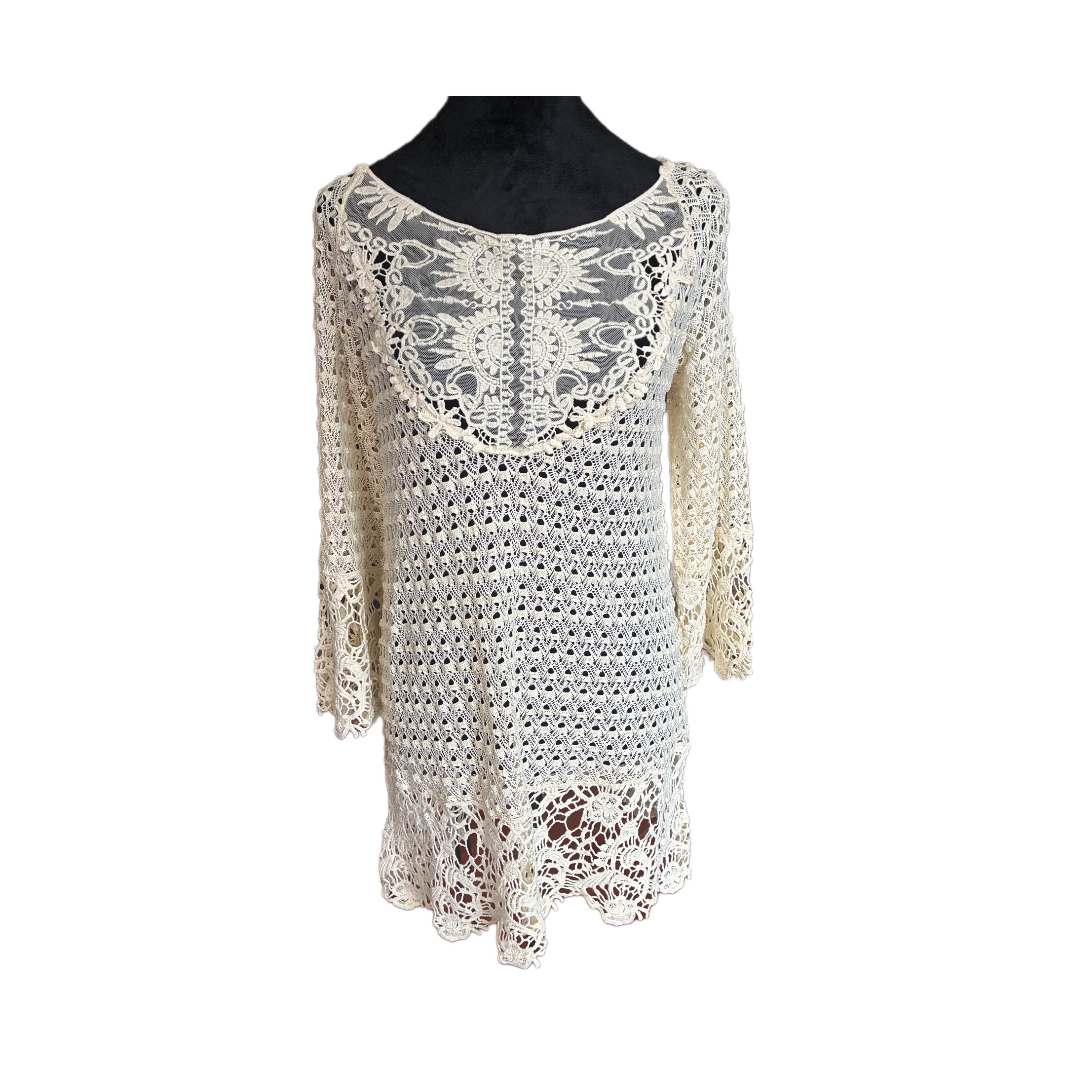 Crotchet top with beautiful lace