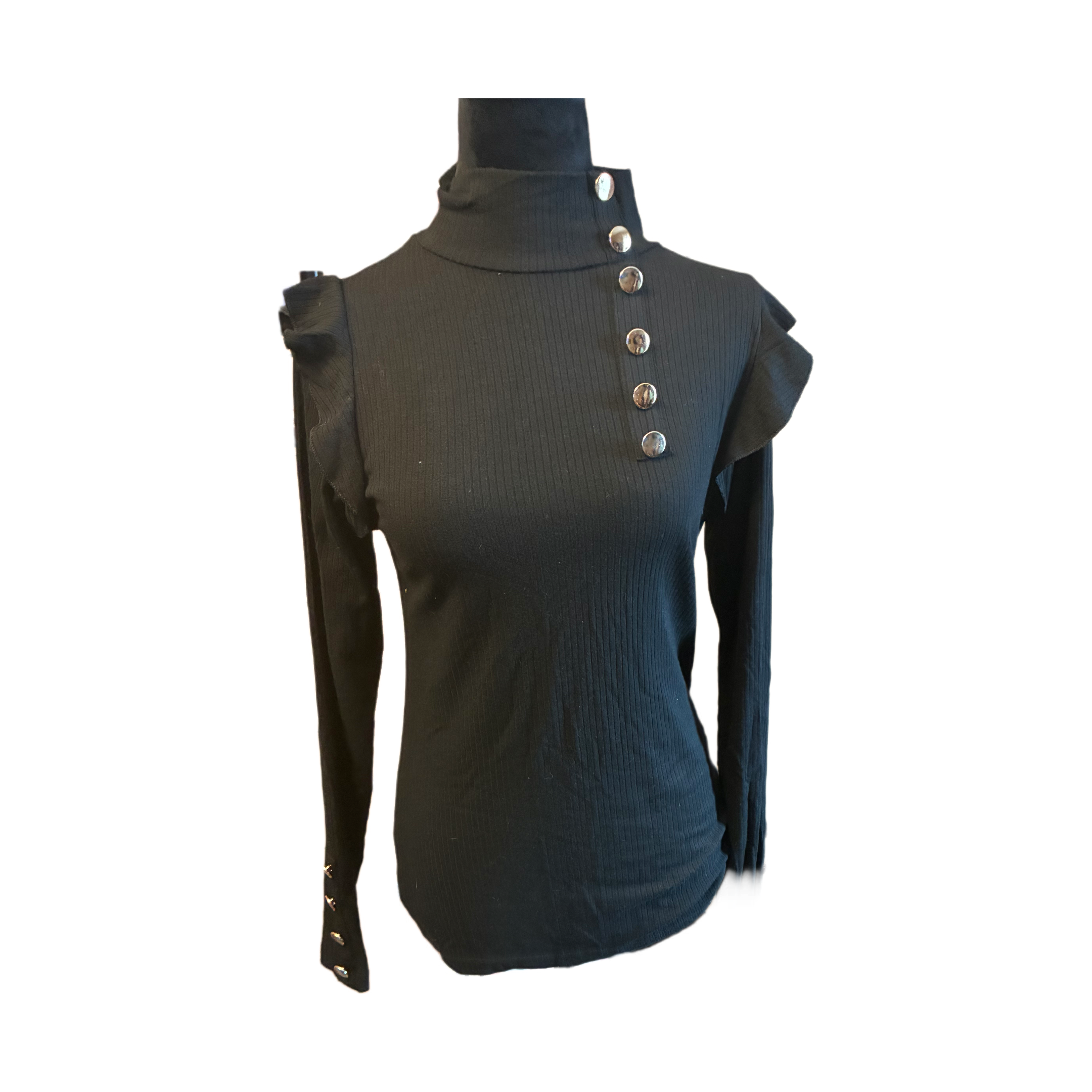 Black Long Sleeve Top
