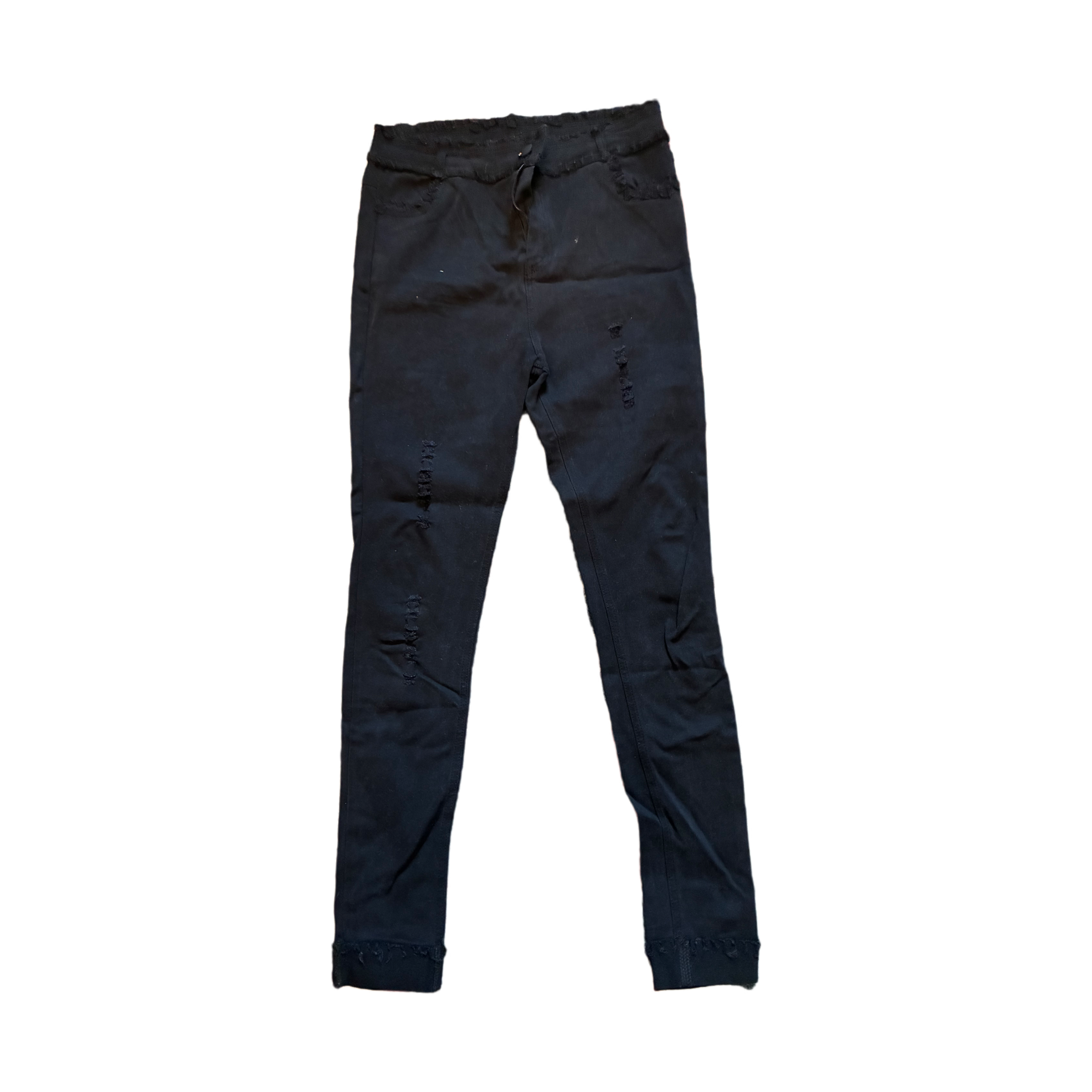 Black stretch pants