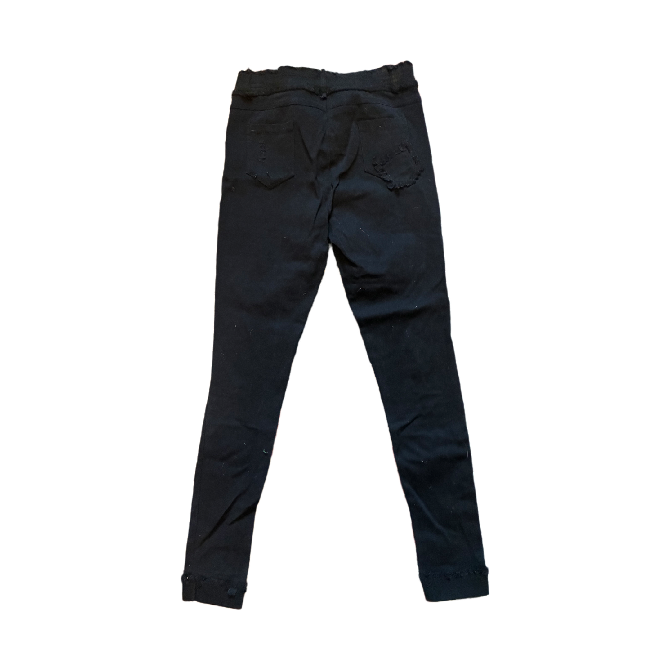 Black stretch pants