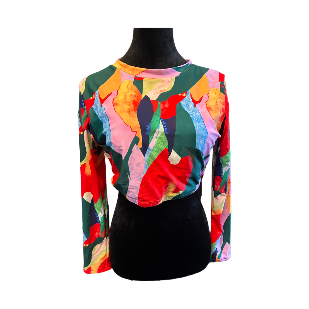 Long sleeve crop top