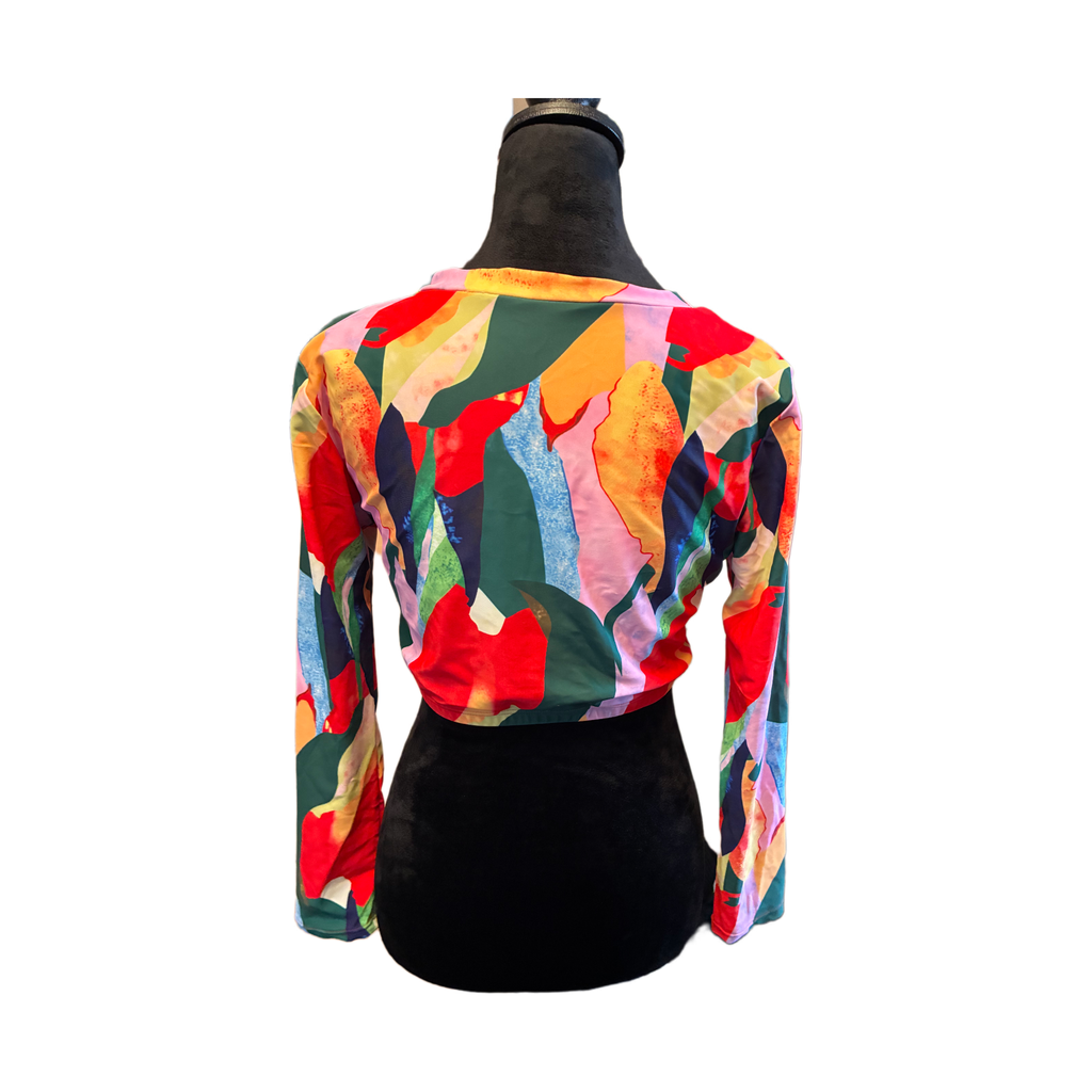 Long sleeve crop top