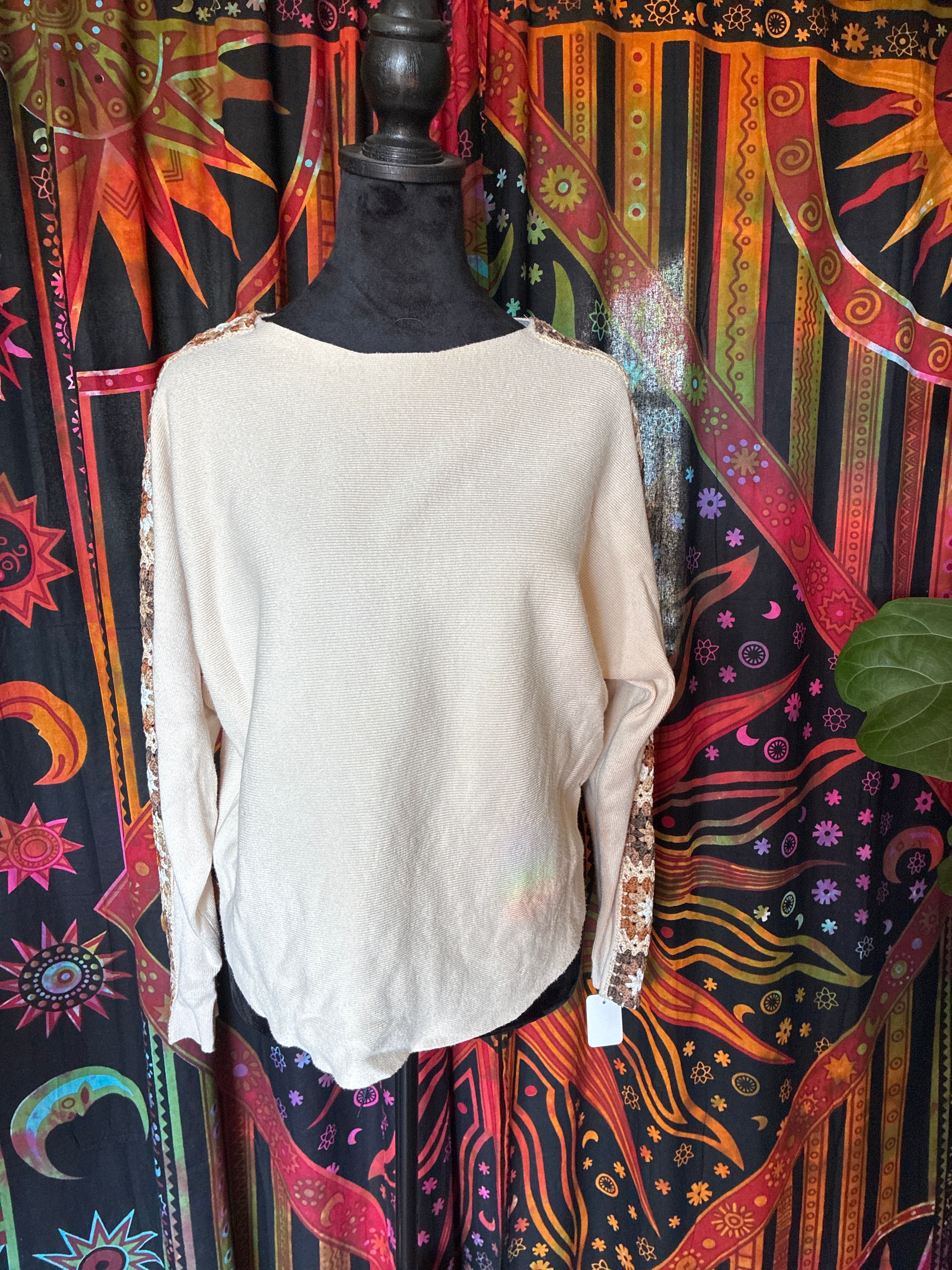 Long sleeve hippie top